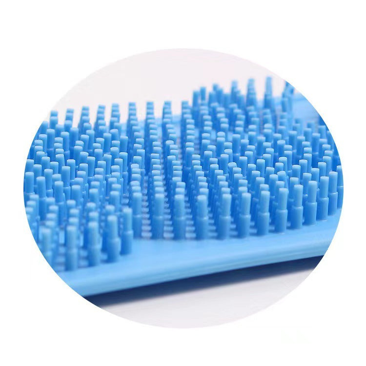 Double-sided silicone bath towel, long strip poke bath towel, pull back strip, strong back rubbing mud, bath towel, back rubbing device
