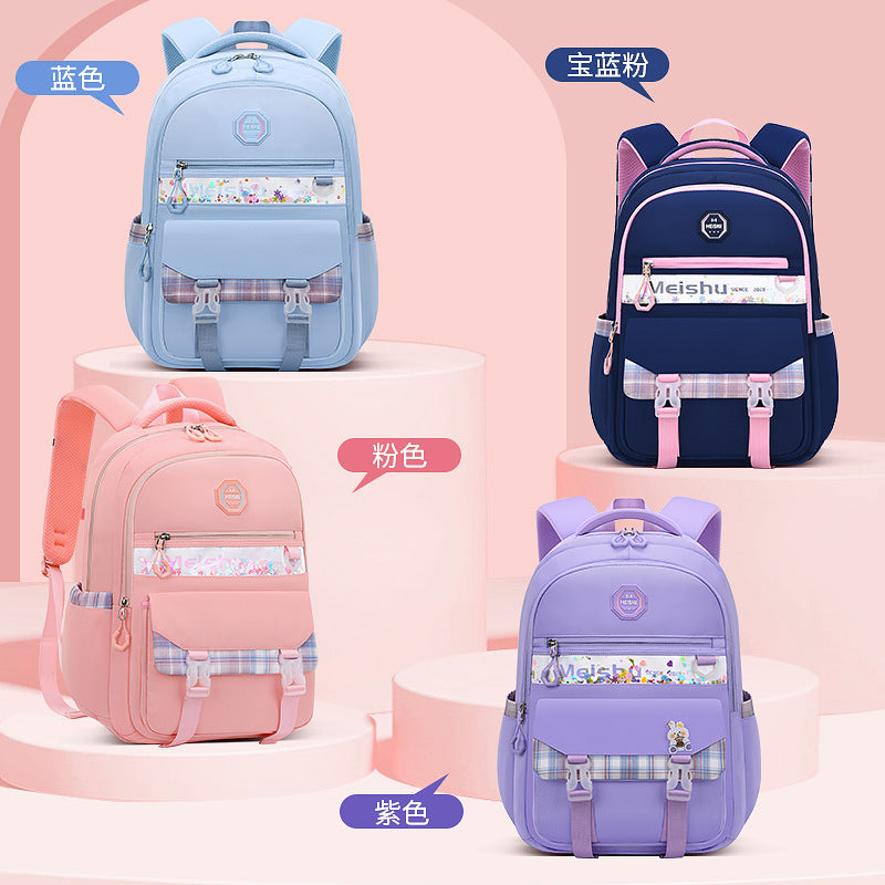 New elementary school backpack for girls, grades 1-6: ultra-lightweight, ergonomic, and portable