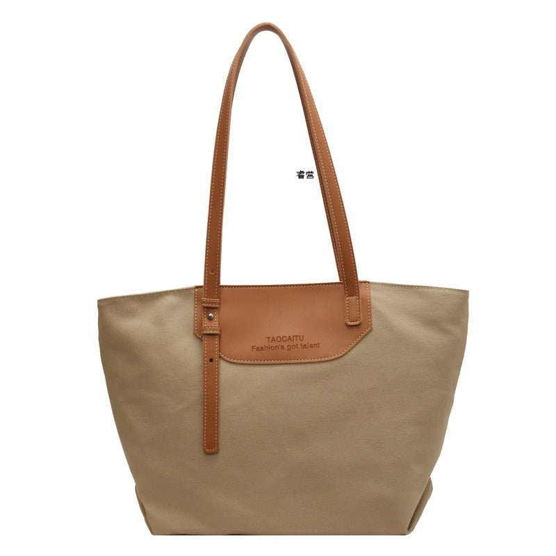 Casual large-capacity bag 2024 new women's bag fashionable Ruiying commuter shoulder bag foreign versatile large tote bag