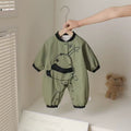 Spring & fall onesie clothes cartoon baby newborn baby ha yi style newborn baby cartoon long sleeves romper cute