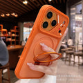 Irregular lens large window instantly turns into iphone17pro mobile phone case apple 11 imitation original magnetic holder