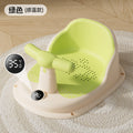 [enlarged] crown bath chair - green (temperature sensing model) [dual-purpose/learning chair/bath stool]