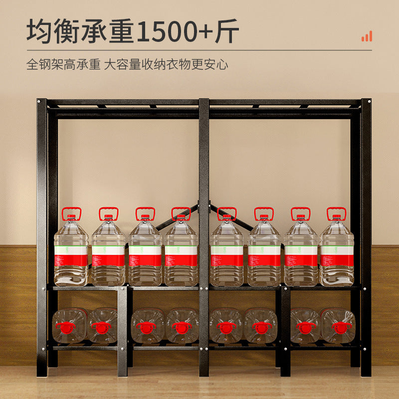 Stereo folding wardrobe, installation-free cloth wardrobe, for home bedroom, strong and durable, simple wardrobe, steel frame storage wardrobe