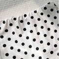 European and american y2k retro polka dot mini skirt with built-in shorts - high waist, slim fit, sexy skort