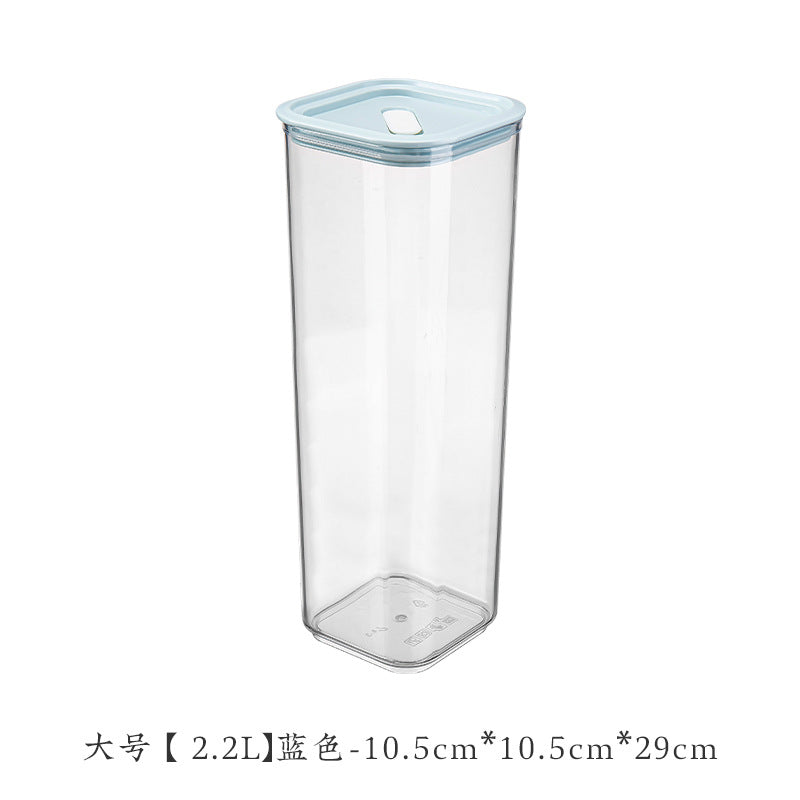 Food, snacks, grains, nuts, storage, sealed box, kitchen, living room, moisture-proof and dustproof, can be stacked with large storage tanks