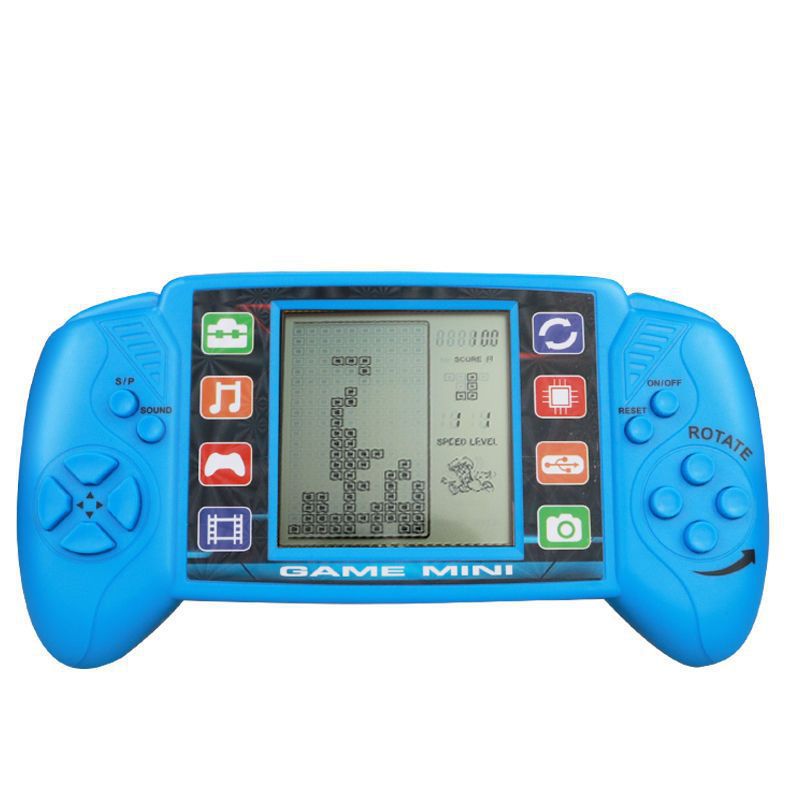 educational tetris game console toy - nostalgic handheld retro game machine for kids, students, and childhood memories - perfect gift!