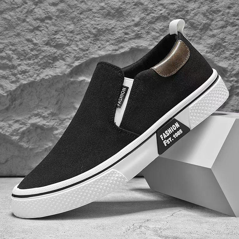 Men's canvas shoes - 2026 summer casual new arrivals: soft-soled, breathable, lightweight slip-ons - versatile and stylish