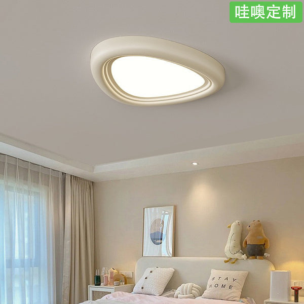 [Wow] Ceiling light Modern simple atmosphere New cream wind hall light Full spectrum eye protection Master bedroom light