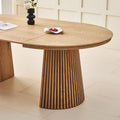 Dining tablessolid wood veneer dining table retractable foldable table accessible luxury restaurant for homemdf round table
