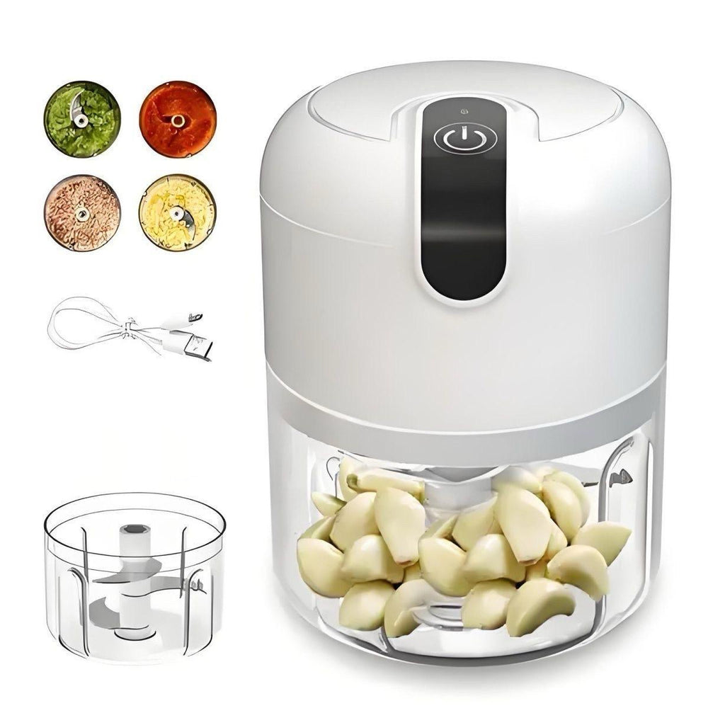 Electric garlic paste handy gadget garlic stirrer garlic peeler garlic mincer garlic press mini garlic puller garlic pounder for home garlic pounder