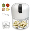 Electric garlic paste handy gadget garlic stirrer garlic peeler garlic mincer garlic press mini garlic puller garlic pounder for home garlic pounder