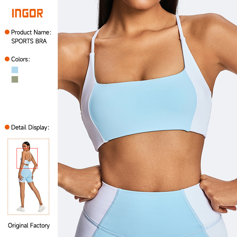 New arrival: barely-there feel, sexy open-back, shockproof sports bra - vest style, premium yoga bra for women