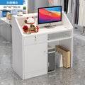 Minimalist modern bar counter/reception desk - small counter for beauty salons, clothing stores, and reception areas