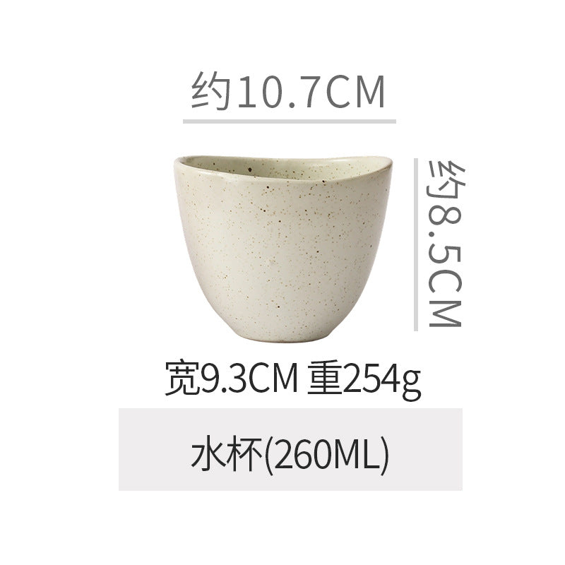 Vintage & unique shaped ceramic dinnerware - stylish plates for restaurants & home use - creative fruit, salad, rice & noodle bowls