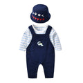 Luoding children's wear short-sleeve baby overalls newborn set boys' clothes dinosaur toddler two-piece infant clothing