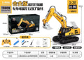 12-channel alloy controlled excavator + lighting [with one-click automatic demonstration]