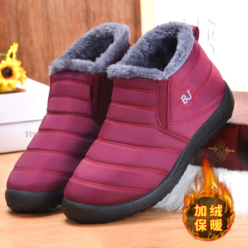 Cross-border quality new winter velvet warm elderly cotton shoes middle-aged and elderly warm shoes parents shoes walking shoes