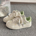 Trendy chinese chic niche versatile graffiti print skate shoes 2026 new ins spring/summer casual white sneakers student campus style