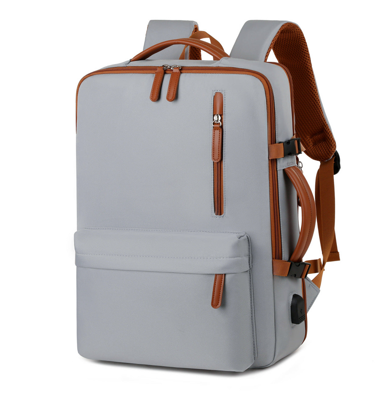 Cross-border short-distance travel backpack fashionable large-capacity computer backpack high-value college student simple schoolbag wholesale