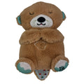 plush toy soothing music light-up sleep aid baby doll otter breathing bear plushie for infant sleep training