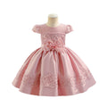 New arrival mid-length skirt section lace kids dress princess dress girl piano performance dress kids dress