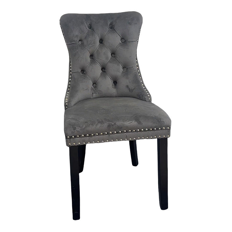 Amazon dining chair backrest soft upholstered chair comfortable long-seat chair odm/oem customization european style restaurant dining table and chair set