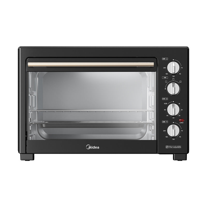 Midea 40l multi-function electric oven - independent temperature control, mechanical operation, four-tier baking, model mg38cb-aa