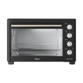 Midea 40l multi-function electric oven - independent temperature control, mechanical operation, four-tier baking, model mg38cb-aa