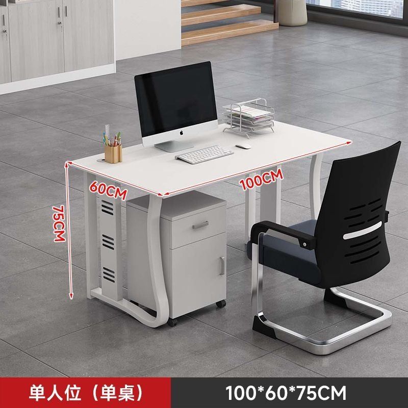 Office desk conference table office minimalist furniture modern employee computer desk workstation table and chair set