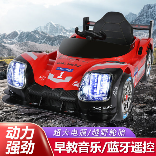 Children's four-wheeled electric vehicles, baby toys, cars, boys and girls can sit on remote control sports cars, rechargeable racing toys