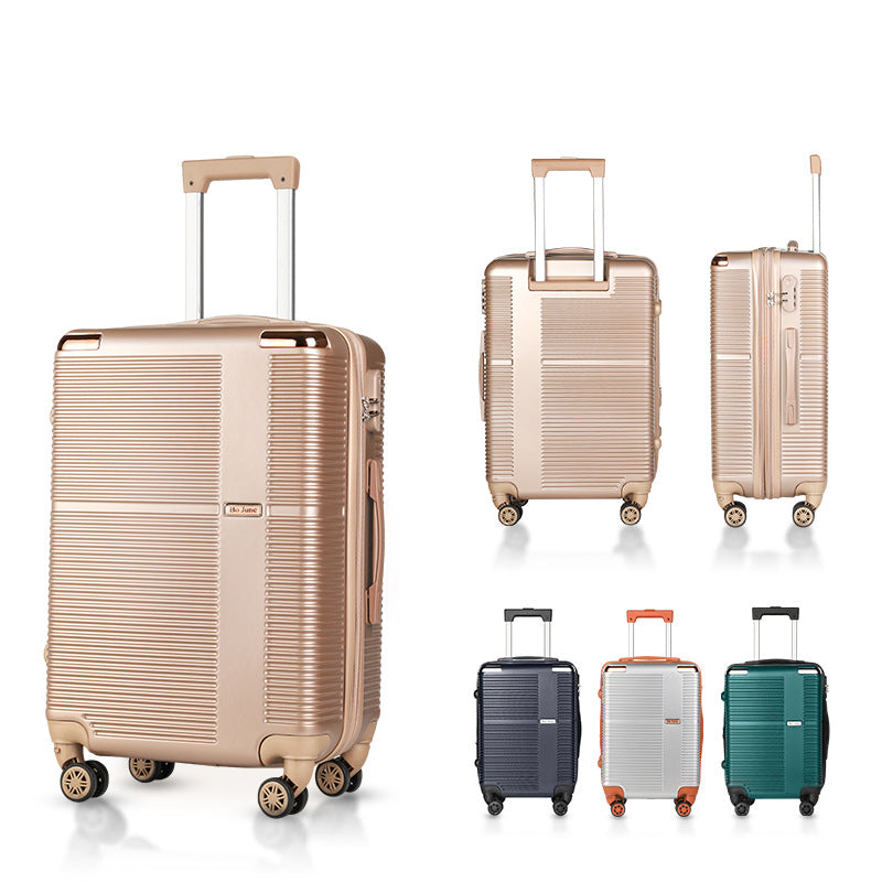 Foreign trade ABS suitcase trolley case wholesale 24-inch new large-capacity password box universal wheel durable boarding case