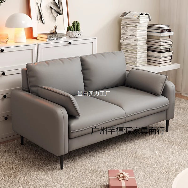 Light luxury living room small apartment bedroom apartment rental room clothing store reception lounge area double triple fabric small sofa