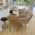 Solid wood manicure shop special table vacuum cleaner inlaid japanese style small for homepopular manicure workbench manicure table