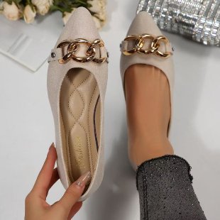 Exportplus size pointed toe flats women's flats shoes spring & fallnew arrival fairy shoes easiest for matchflats soft leather soft bottom doudou shoes