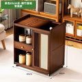 Mobile small tea table tea cabinet for home balcony tea table tea table all-in-one coffee table table tea drinking complete set