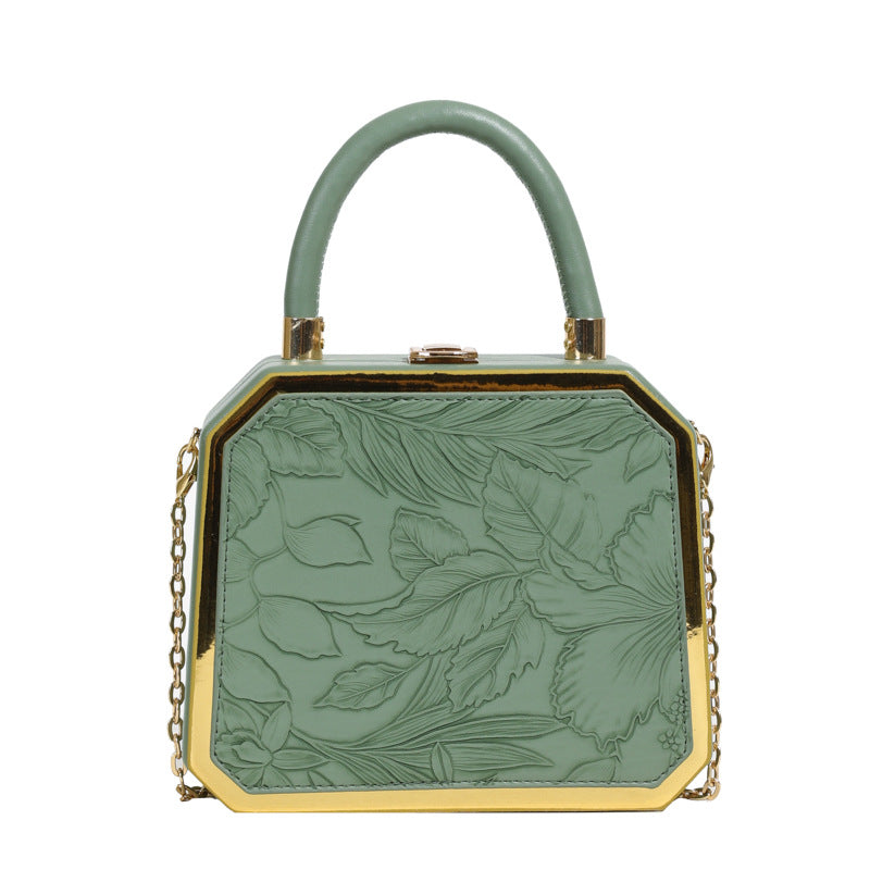 Niche style foreign style bag for women 2025new arrivalfashion texture satchel bag crossbody shoulder bag easiest for match box bag
