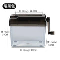 Manual paper shredder, small strip shredder, office desktop paper shredding tool, home use a6 hand-crank paper shredder