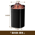 new volcano rainbow flame aroma diffuser, mini home humidifier with ambient light, usb desktop humidifier