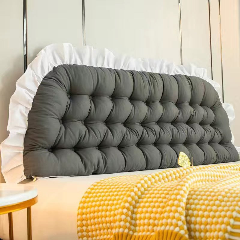 Bed head cushion soft bed pillow dormitory reading large back cushion hugging pillow pillow girl sleeping sofa waist protector