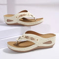 Temu cross-border new arrivalplus size women's wedge sandals fashion style gridscasualplaid polyurethane bottom