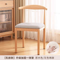 Scandinavian dining chair for home chair back chair solid dining table chair stool imitation solid wood iron horn chair catering commercial