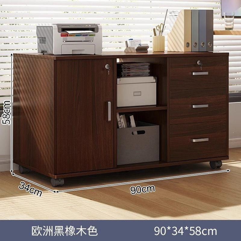 File cabinet table storage rack wooden side cabinet with lock storage cabinet storage cabinet office desk storage cabinet information cabinet