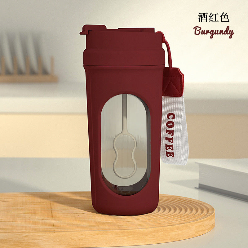 Electric automatic mixing cup - one-touch stirring for coffee, milk powder, and shakes - food-grade material - gift & fitness water bottle