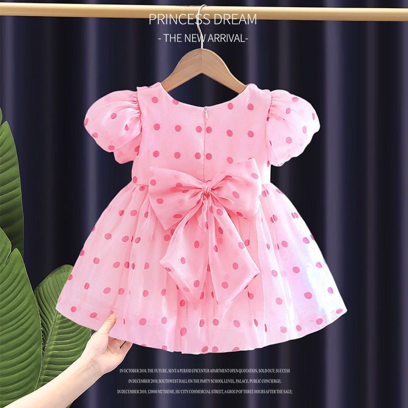 Girls' summer dress -  new collection: stylish princess dress for girls, trendy summer clothing for kids