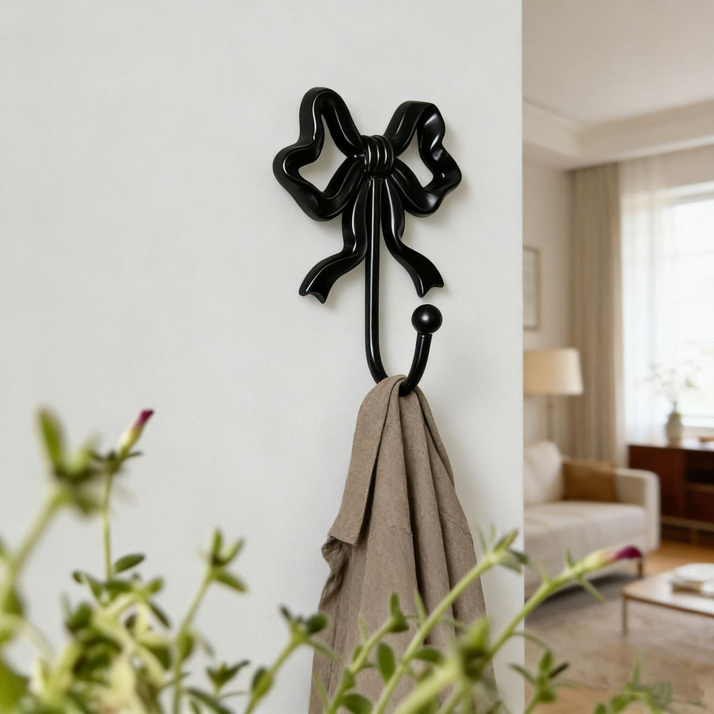 Over-the-door hook - no drilling required - clothes hook for bedroom door - wall-mounted hook for clothes, hats, and storage