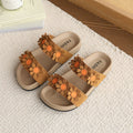 Kids' summer sandals: new daisy design, trendy style, korean fashion, versatile platform slides
