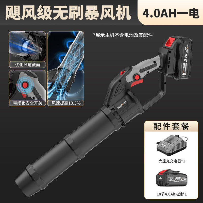 Nanwei lithium electric hair dryer rechargeable blower blower high power industrial grade blowing dust blowing fallen leaves blowing snow