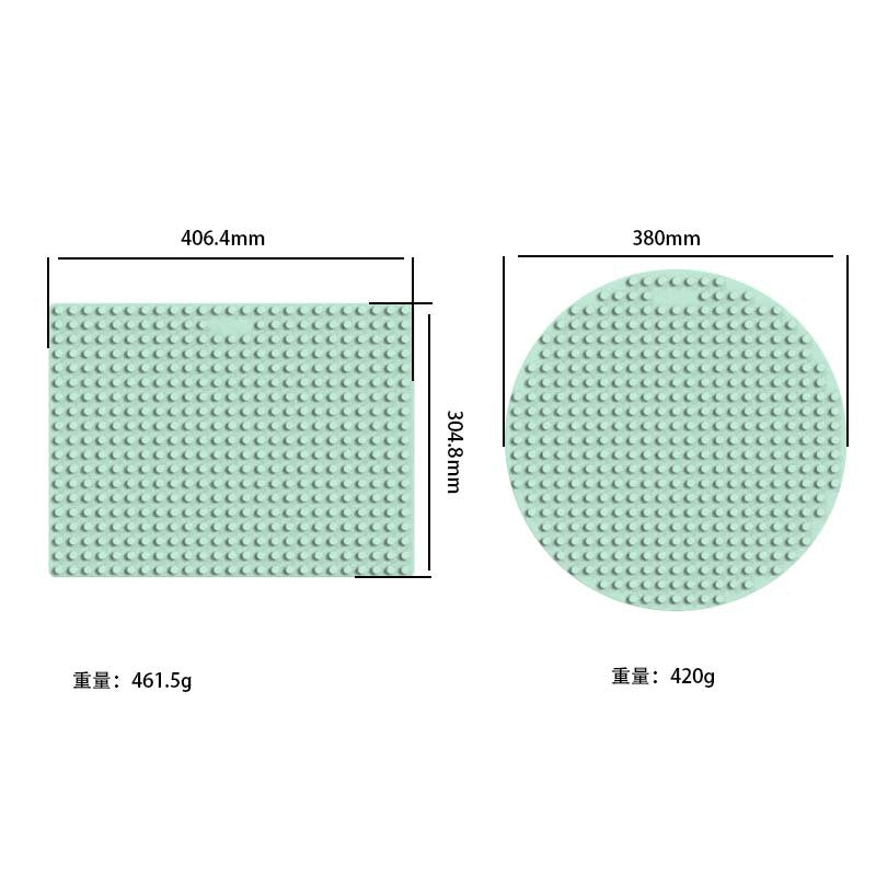 explosion square FDA silicone building block folding mat children's educational toys silicon building block mat