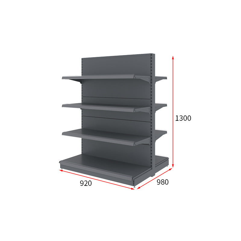 Convenience store shelves Supermarket shelves Display shelves All-iron multi-layer snack shelves Double-sided mid-island laminate Container wholesale