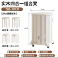 Six-in-one solid wood stool for home stackable bench pulley combination easy to store stacking stool restaurant stacking spare